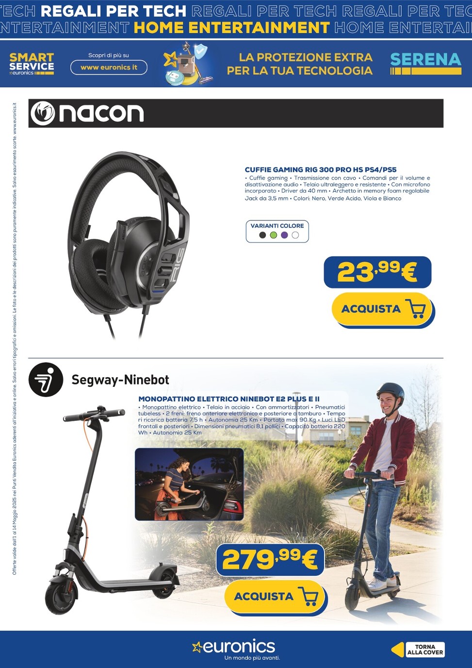 euronics - Volantino Euronics - Regali per tech valido dal 01/05 al 14/05 - page: 8