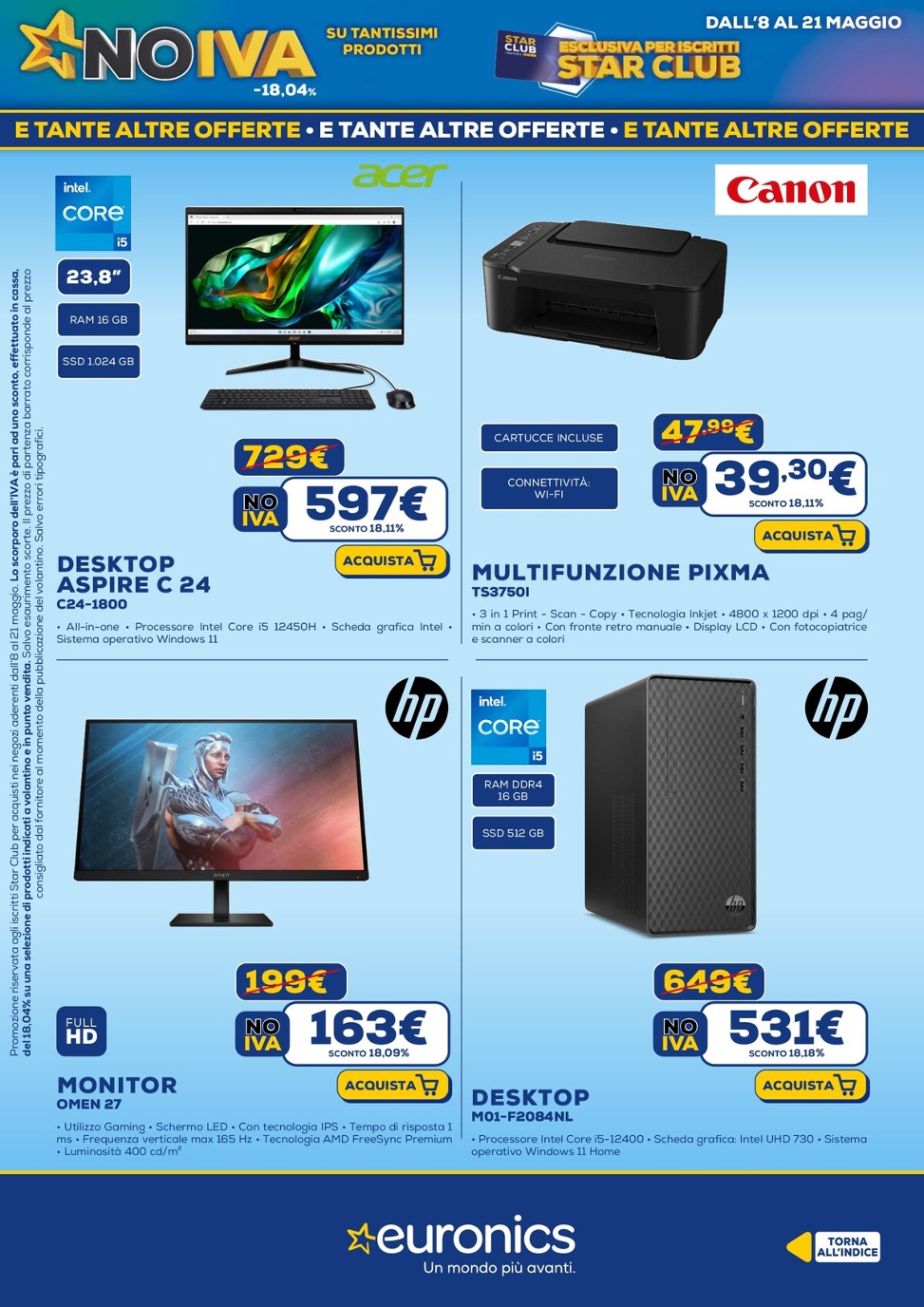 euronics - Volantino Euronics valido dal 08/05 al 21/05 - page: 12