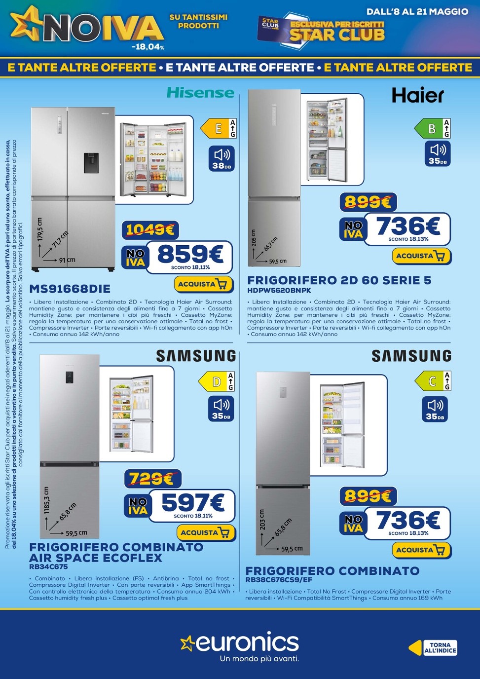 euronics - Volantino Euronics valido dal 08/05 al 21/05 - page: 24
