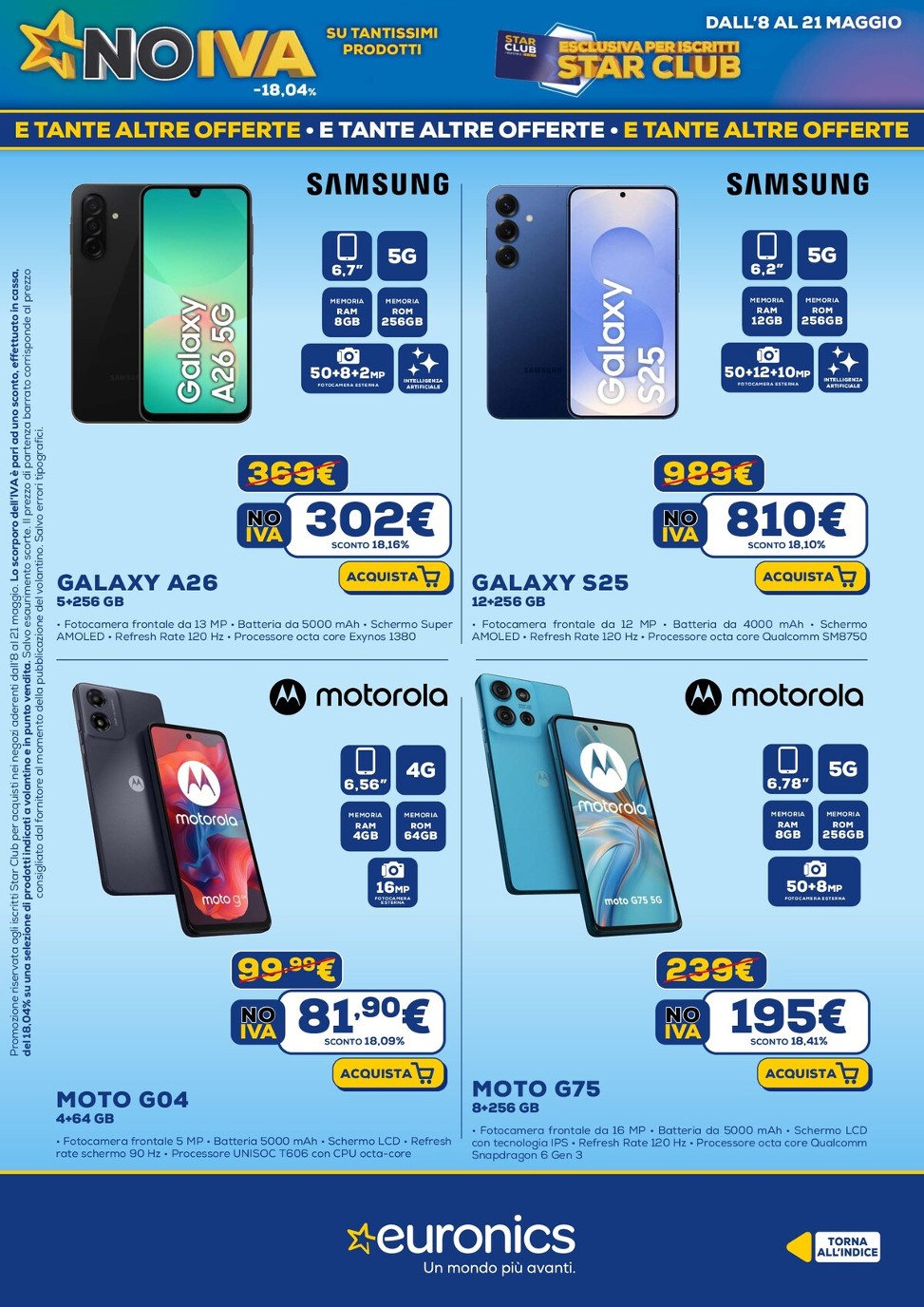 euronics - Volantino Euronics valido dal 08/05 al 21/05 - page: 4