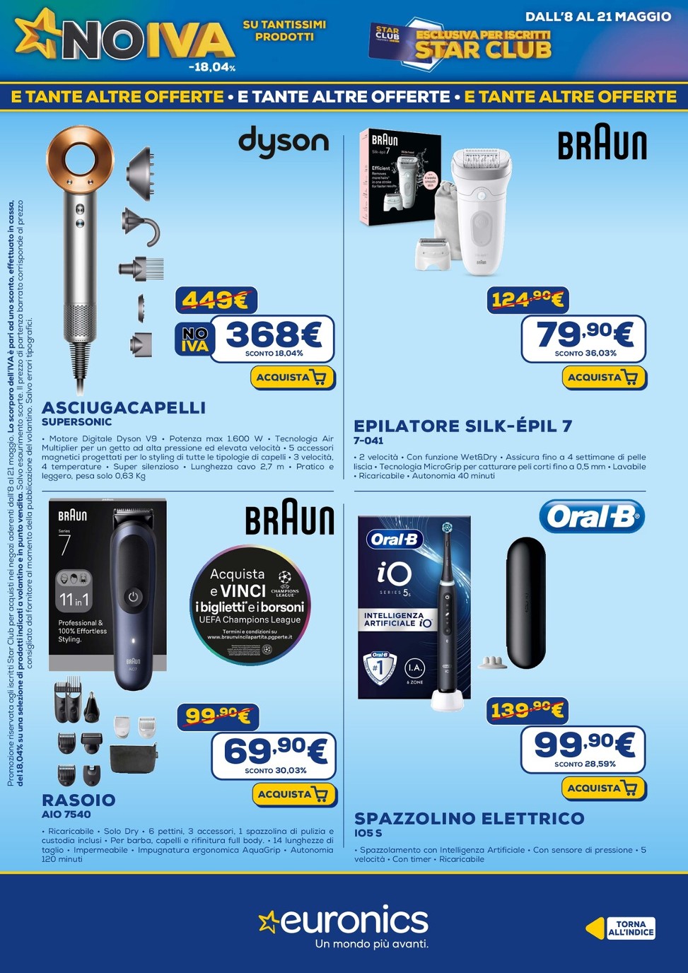 euronics - Volantino Euronics valido dal 08/05 al 21/05 - page: 32