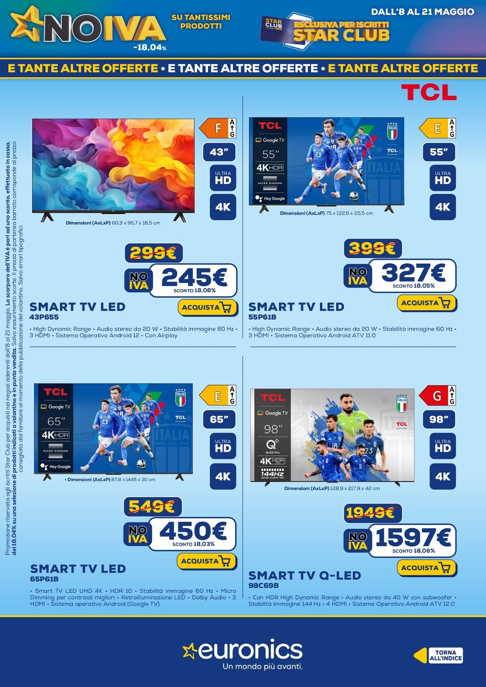 euronics - Volantino Euronics valido dal 08/05 al 21/05 - page: 22