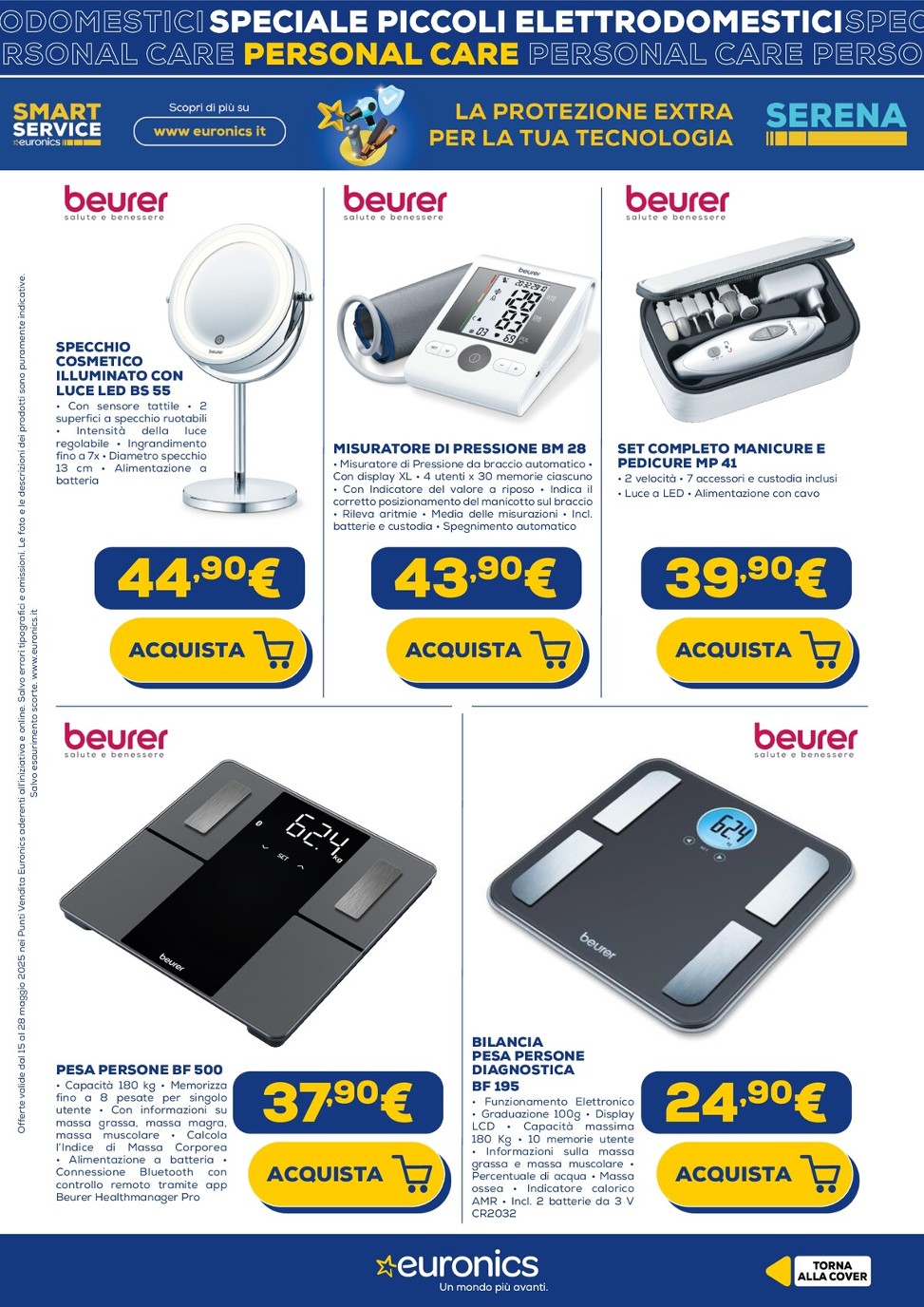 euronics - Volantino Euronics - Speciale Piccoli Elettrodomestici valido dal 15/05 al 28/05 - page: 21