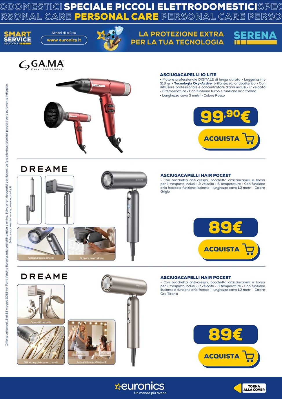 euronics - Volantino Euronics - Speciale Piccoli Elettrodomestici valido dal 15/05 al 28/05 - page: 3