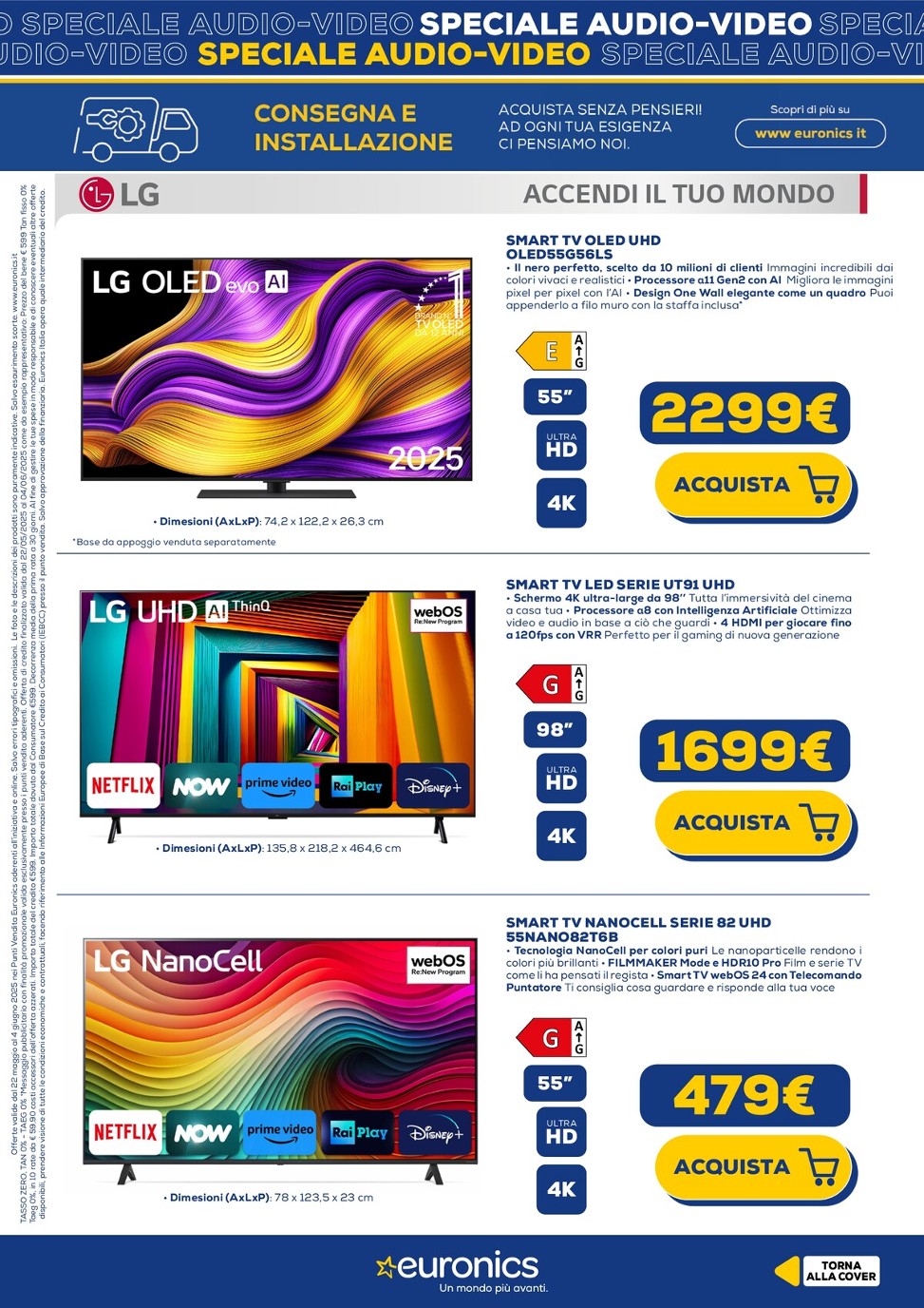 euronics - Volantino Euronics - Speciale Audio Video valido dal 22/05 al 04/06 - page: 7