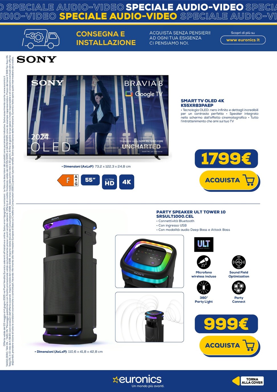 euronics - Volantino Euronics - Speciale Audio Video valido dal 22/05 al 04/06 - page: 11