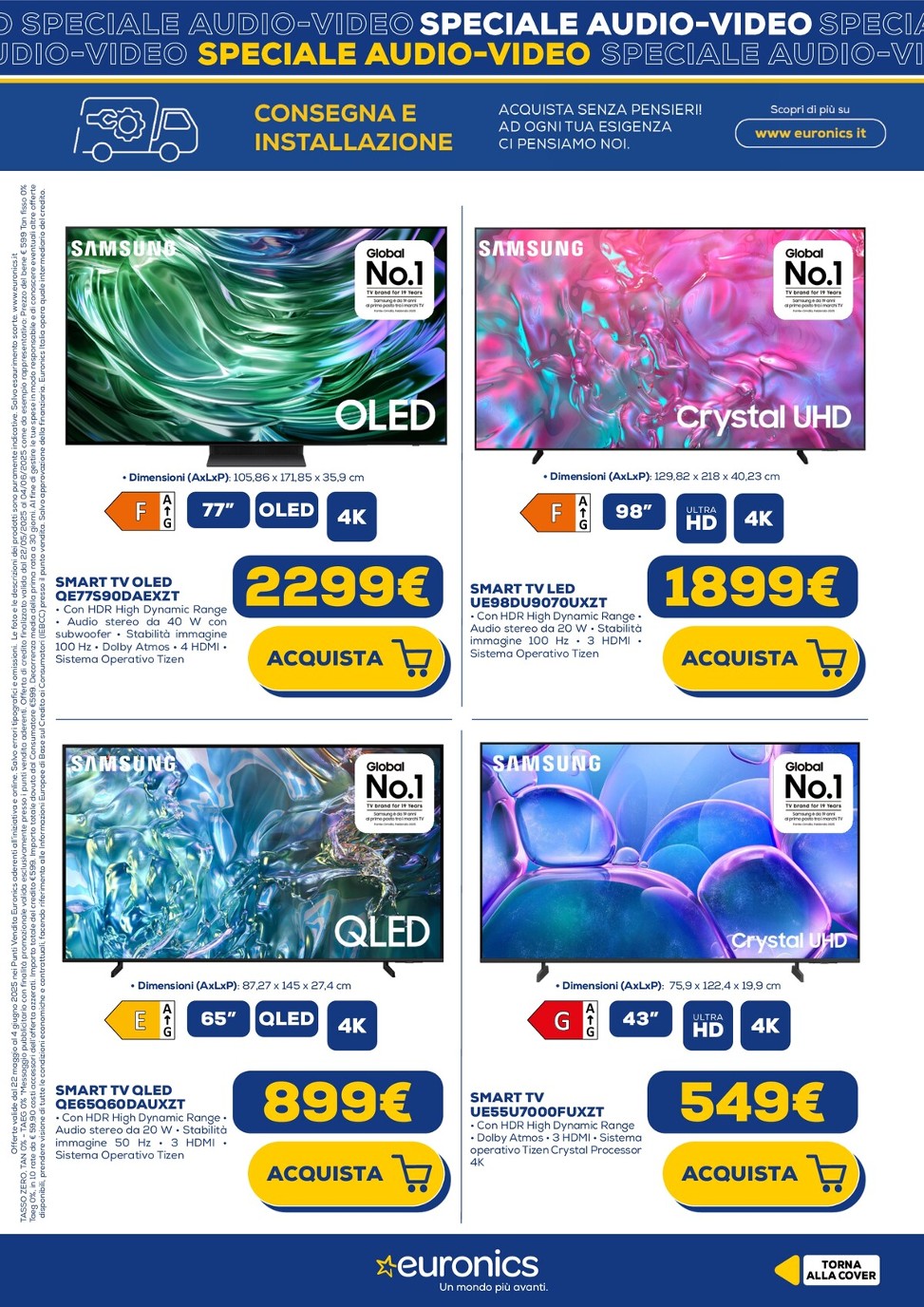 euronics - Volantino Euronics - Speciale Audio Video valido dal 22/05 al 04/06 - page: 12