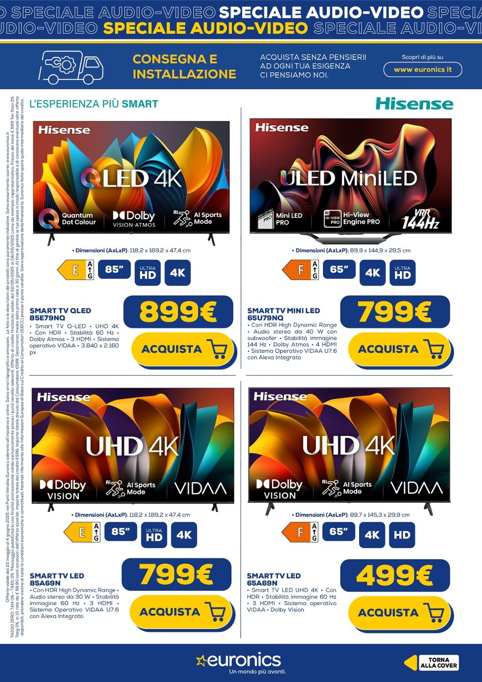euronics - Volantino Euronics - Speciale Audio Video valido dal 22/05 al 04/06 - page: 6