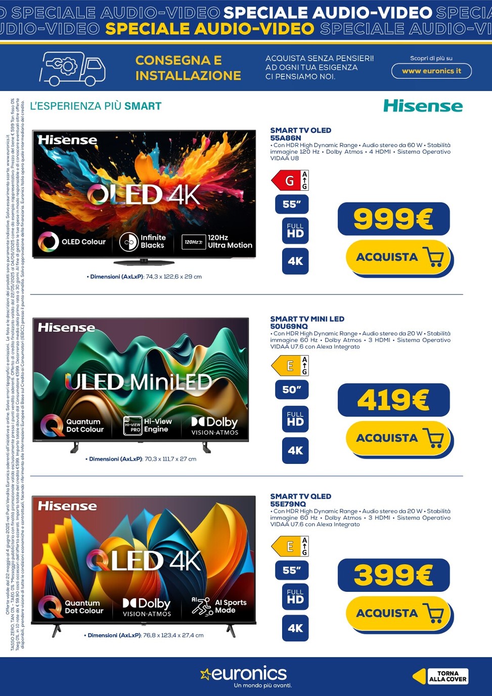 euronics - Volantino Euronics - Speciale Audio Video valido dal 22/05 al 04/06 - page: 5