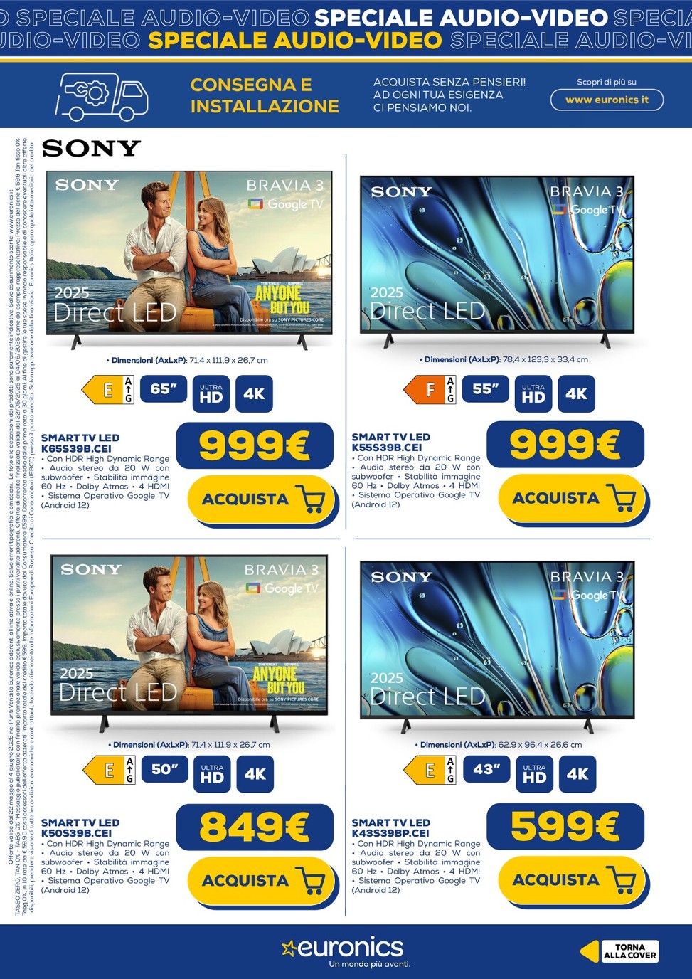 euronics - Volantino Euronics - Speciale Audio Video valido dal 22/05 al 04/06 - page: 10