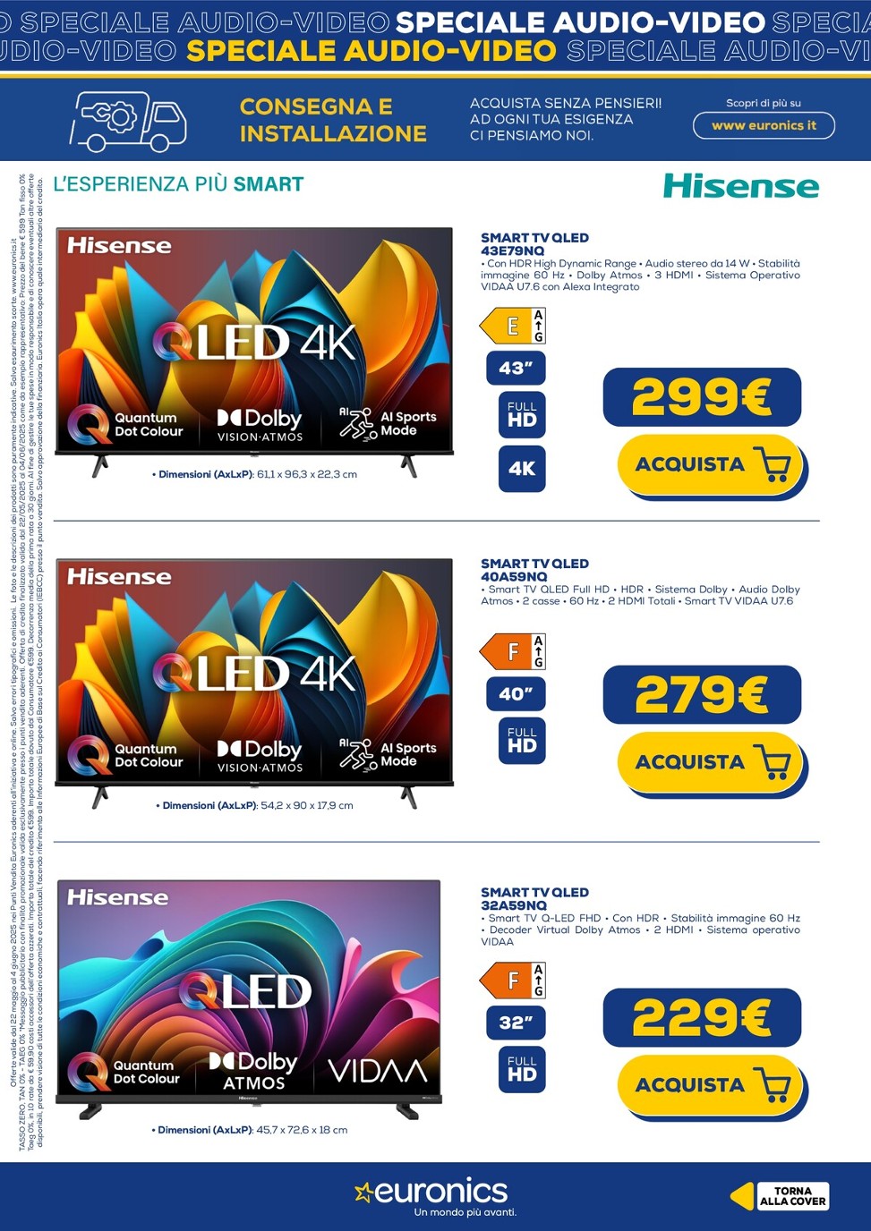 euronics - Volantino Euronics - Speciale Audio Video valido dal 22/05 al 04/06 - page: 4