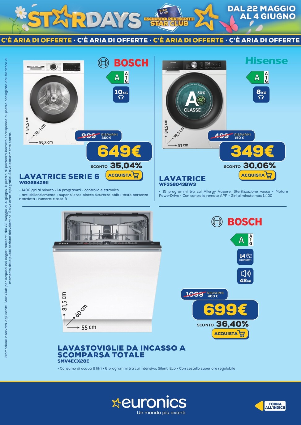euronics - Volantino Euronics - Star Days valido dal 22/05 al 04/06 - page: 4