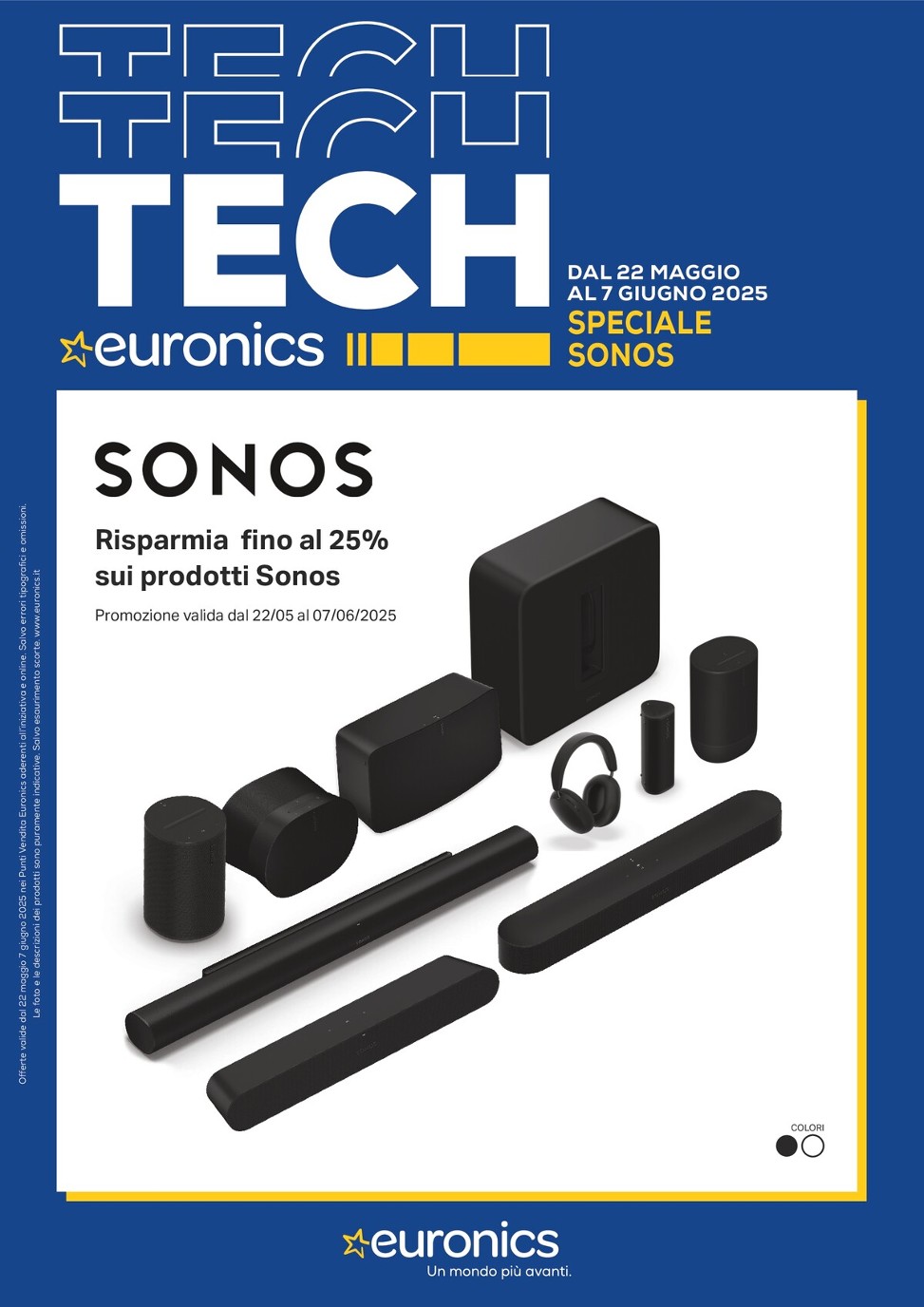 euronics - Volantino Euronics - Speciale Sonos valido dal 22/05 al 07/06