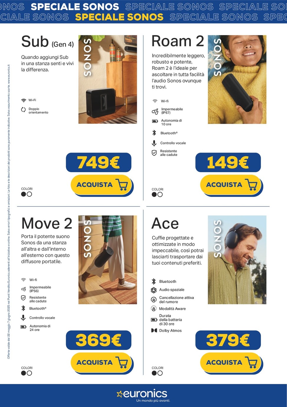 euronics - Volantino Euronics - Speciale Sonos valido dal 22/05 al 07/06 - page: 4