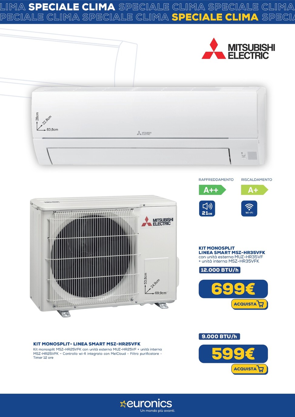 euronics - Volantino Euronics - Speciale Clima valido dal 29/05 al 18/06 - page: 11 euronics - Volantino Euronics - Speciale Clima valido dal 29/05 al 18/06 - page: 11
