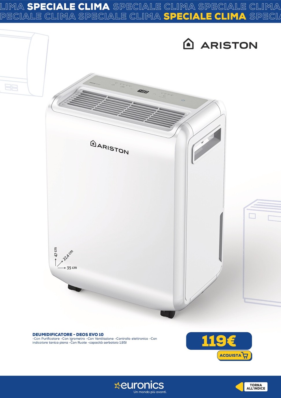 euronics - Volantino Euronics - Speciale Clima valido dal 29/05 al 18/06 - page: 38 euronics - Volantino Euronics - Speciale Clima valido dal 29/05 al 18/06 - page: 38