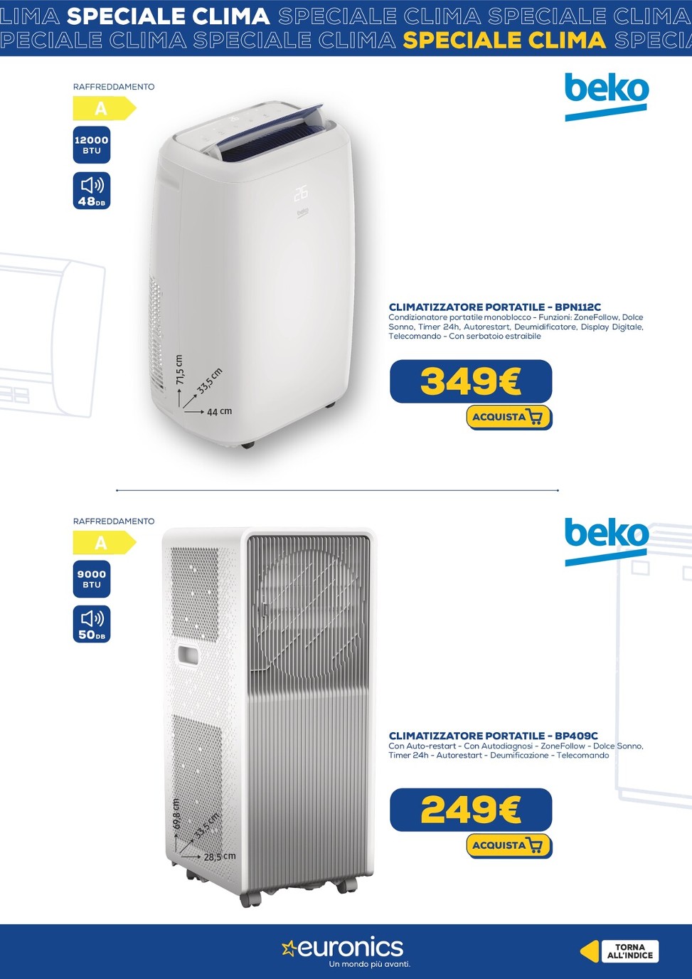 euronics - Volantino Euronics - Speciale Clima valido dal 29/05 al 18/06 - page: 28 euronics - Volantino Euronics - Speciale Clima valido dal 29/05 al 18/06 - page: 28