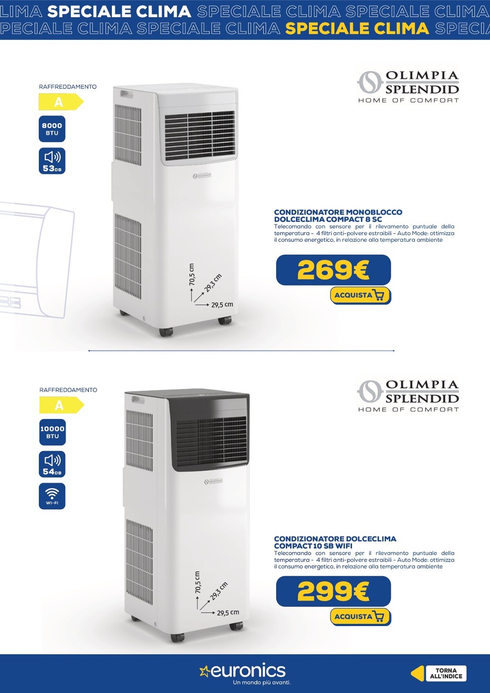 euronics - Volantino Euronics - Speciale Clima valido dal 29/05 al 18/06 - page: 26 euronics - Volantino Euronics - Speciale Clima valido dal 29/05 al 18/06 - page: 26