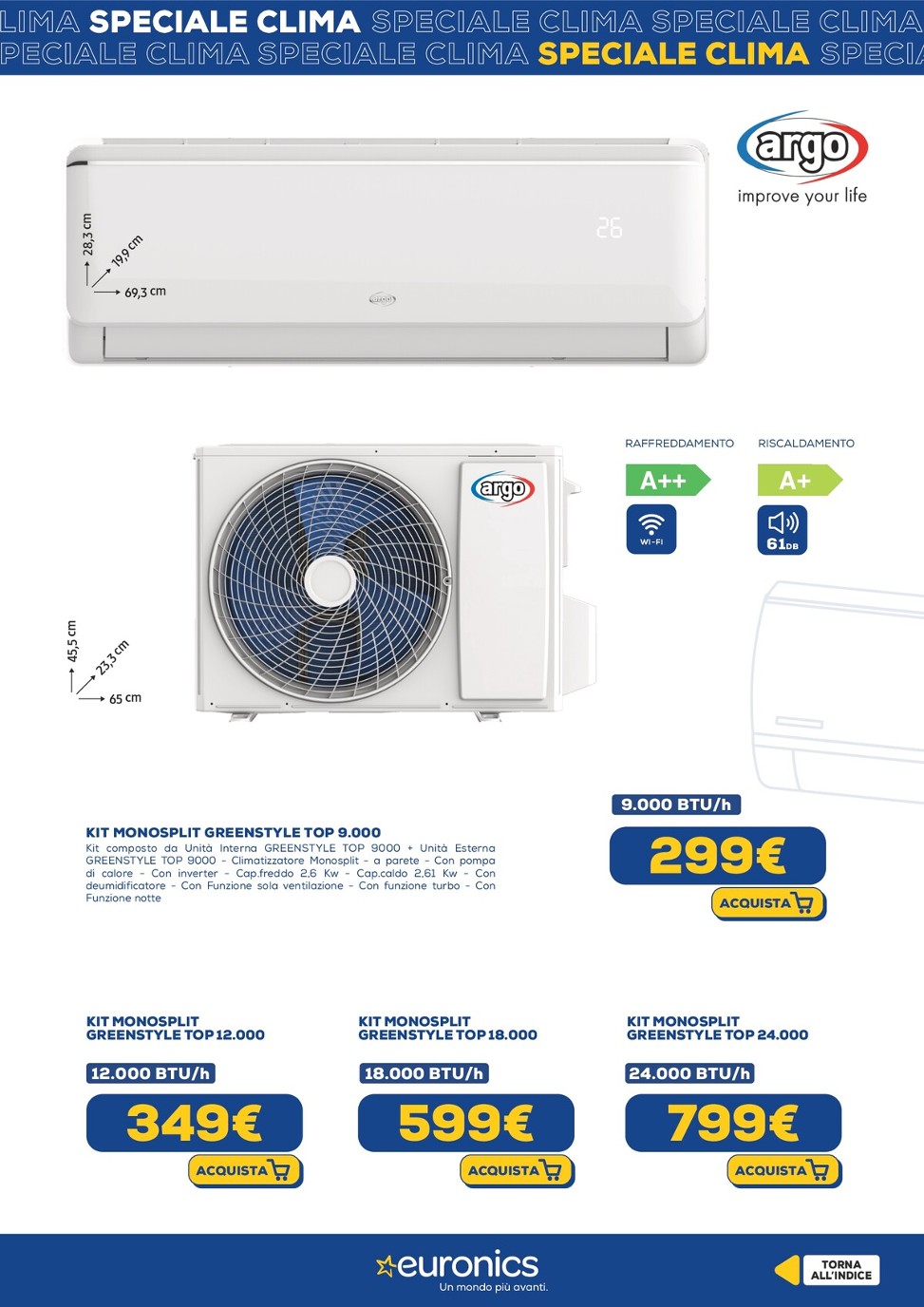 euronics - Volantino Euronics - Speciale Clima valido dal 29/05 al 18/06 - page: 23 euronics - Volantino Euronics - Speciale Clima valido dal 29/05 al 18/06 - page: 23