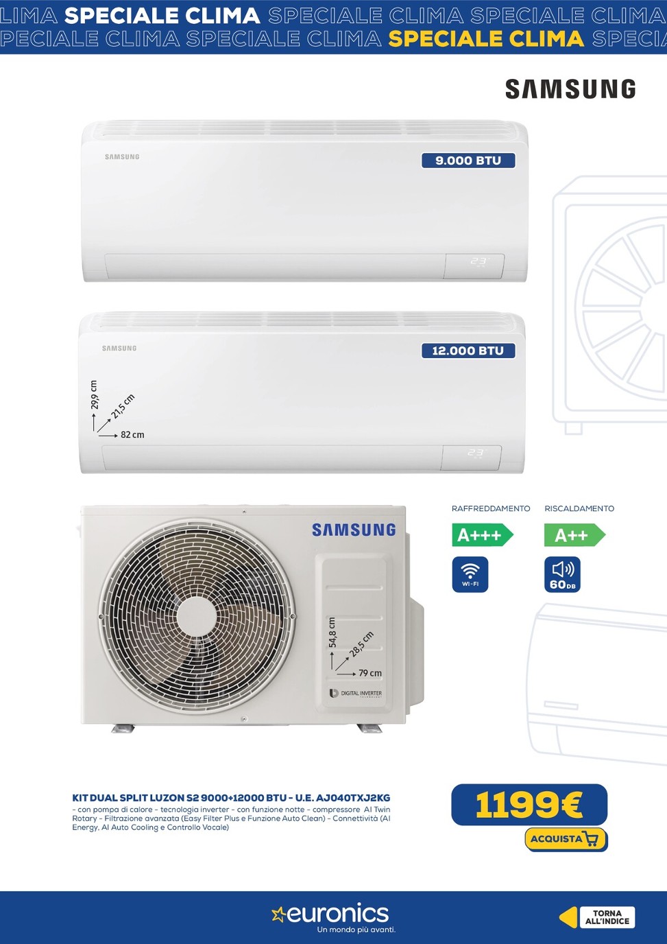 euronics - Volantino Euronics - Speciale Clima valido dal 29/05 al 18/06 - page: 18 euronics - Volantino Euronics - Speciale Clima valido dal 29/05 al 18/06 - page: 18