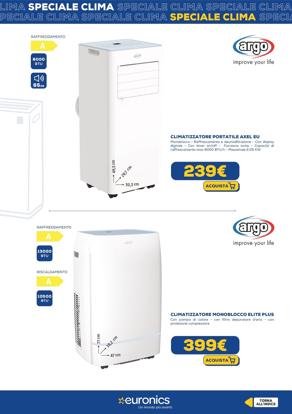 euronics - Volantino Euronics - Speciale Clima valido dal 29/05 al 18/06 - page: 29 euronics - Volantino Euronics - Speciale Clima valido dal 29/05 al 18/06 - page: 29