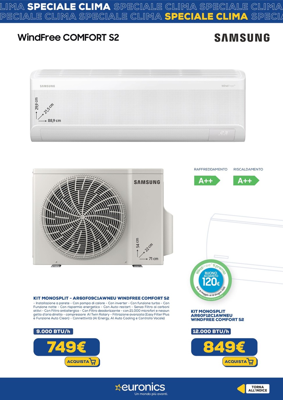 euronics - Volantino Euronics - Speciale Clima valido dal 29/05 al 18/06 - page: 20 euronics - Volantino Euronics - Speciale Clima valido dal 29/05 al 18/06 - page: 20