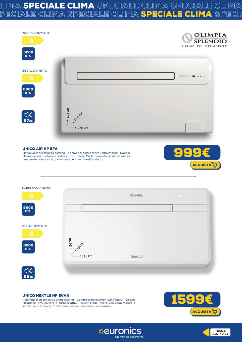 euronics - Volantino Euronics - Speciale Clima valido dal 29/05 al 18/06 - page: 25 euronics - Volantino Euronics - Speciale Clima valido dal 29/05 al 18/06 - page: 25