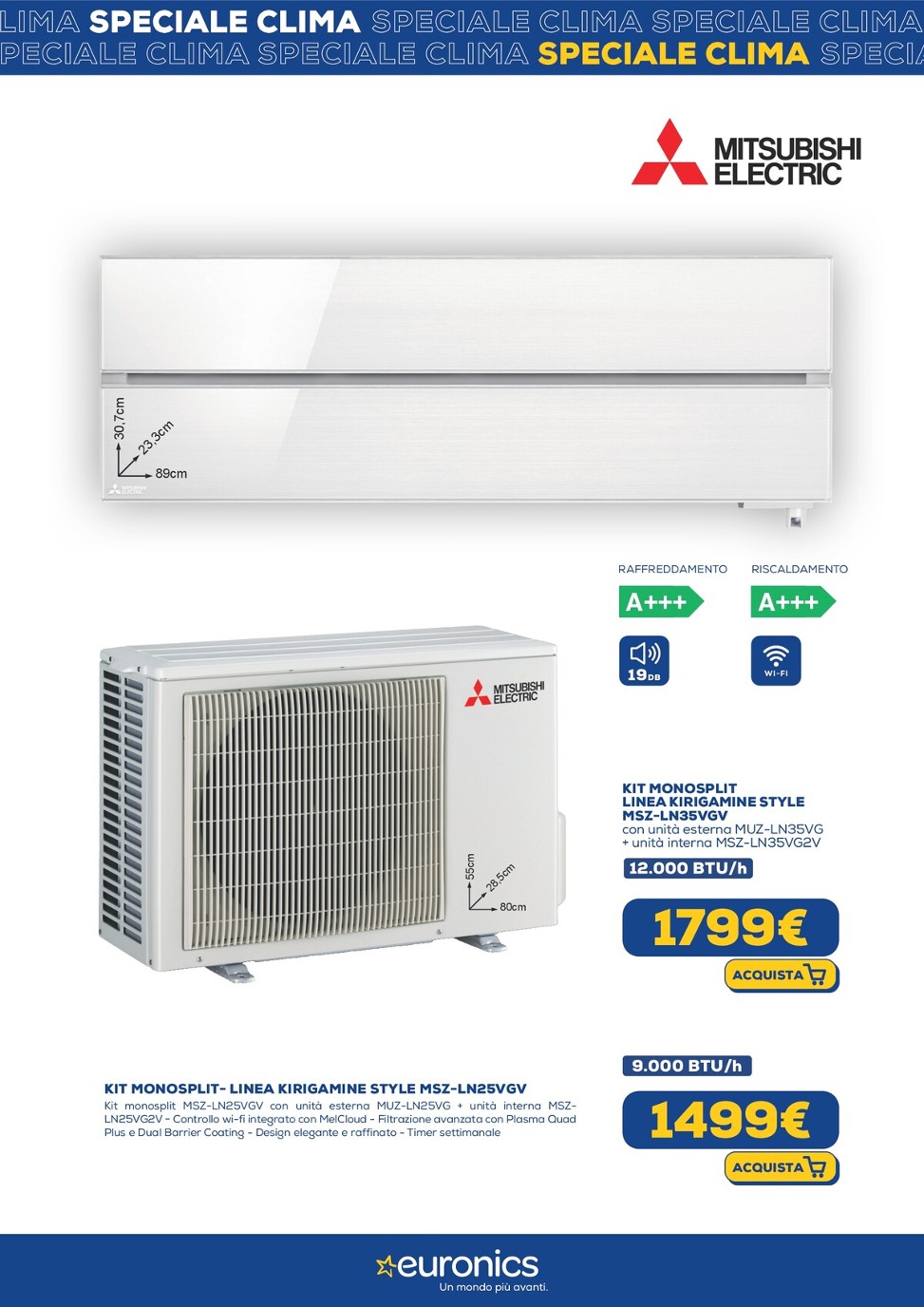 euronics - Volantino Euronics - Speciale Clima valido dal 29/05 al 18/06 - page: 10 euronics - Volantino Euronics - Speciale Clima valido dal 29/05 al 18/06 - page: 10