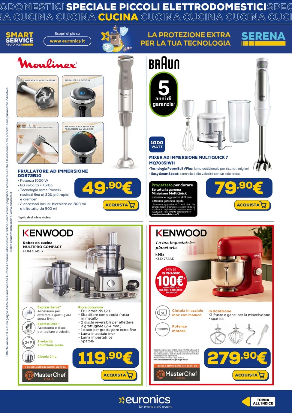euronics - Volantino Euronics - Speciale Piccoli Elettrodomestici valido dal 05/06 al 26/06 - page: 16