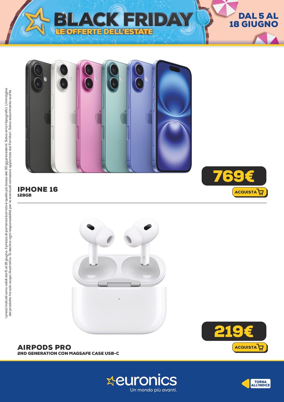 euronics - Volantino Euronics - Black Friday d'Estate valido dal 05/06 al 18/06 - page: 4 euronics - Volantino Euronics - Black Friday d'Estate valido dal 05/06 al 18/06 - page: 4
