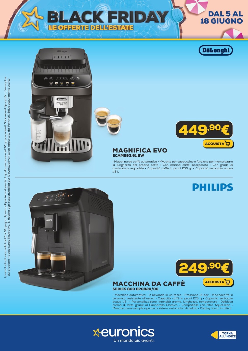 euronics - Volantino Euronics - Black Friday d'Estate valido dal 05/06 al 18/06 - page: 45 euronics - Volantino Euronics - Black Friday d'Estate valido dal 05/06 al 18/06 - page: 45