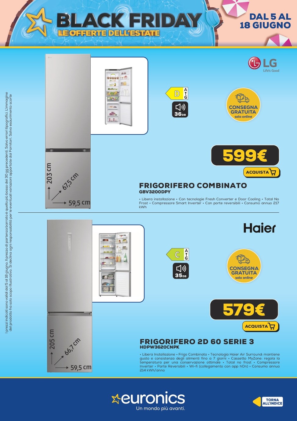 euronics - Volantino Euronics - Black Friday d'Estate valido dal 05/06 al 18/06 - page: 30 euronics - Volantino Euronics - Black Friday d'Estate valido dal 05/06 al 18/06 - page: 30