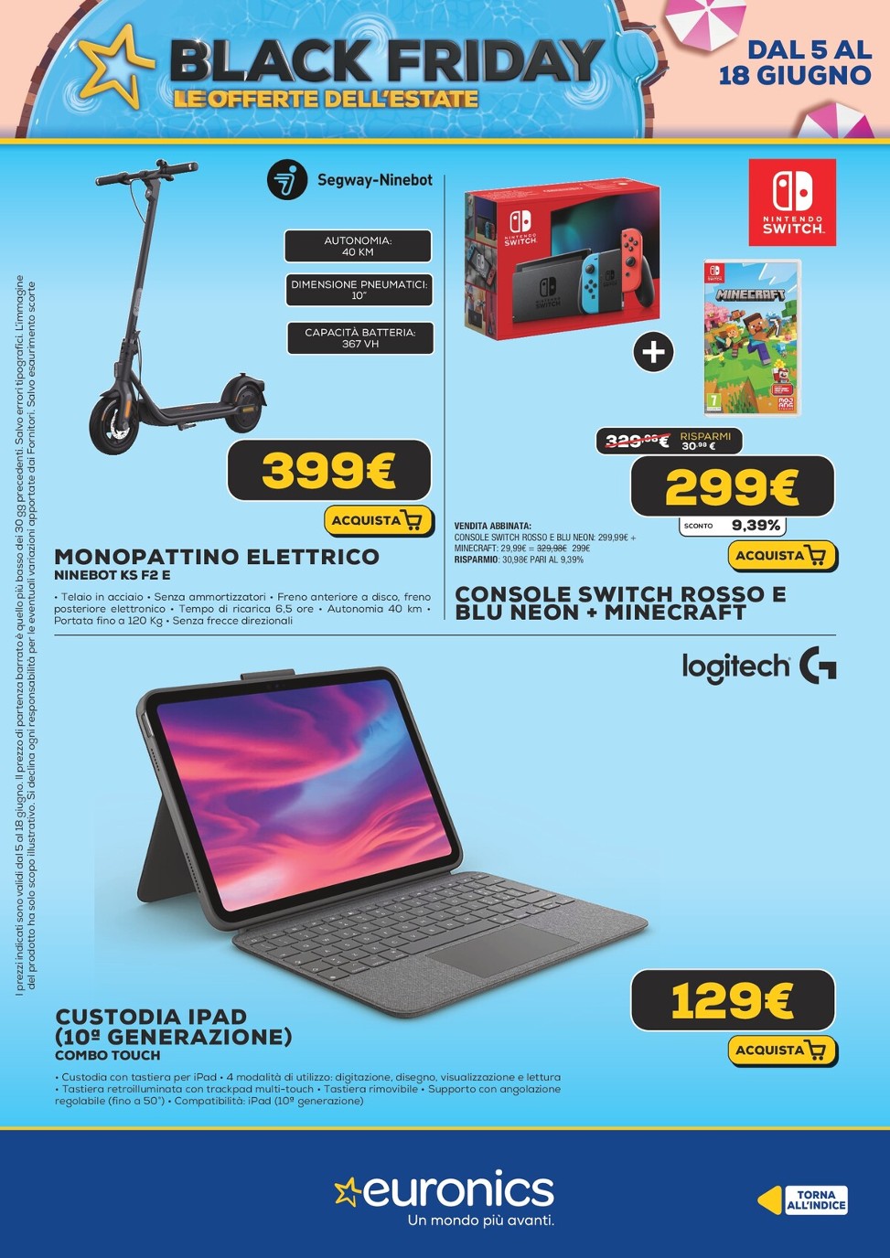 euronics - Volantino Euronics - Black Friday d'Estate valido dal 05/06 al 18/06 - page: 19 euronics - Volantino Euronics - Black Friday d'Estate valido dal 05/06 al 18/06 - page: 19