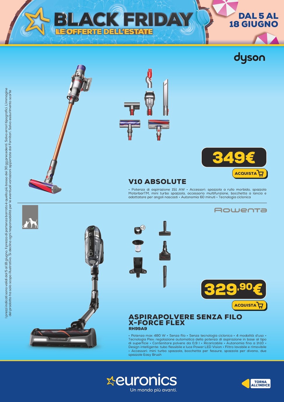 euronics - Volantino Euronics - Black Friday d'Estate valido dal 05/06 al 18/06 - page: 38 euronics - Volantino Euronics - Black Friday d'Estate valido dal 05/06 al 18/06 - page: 38