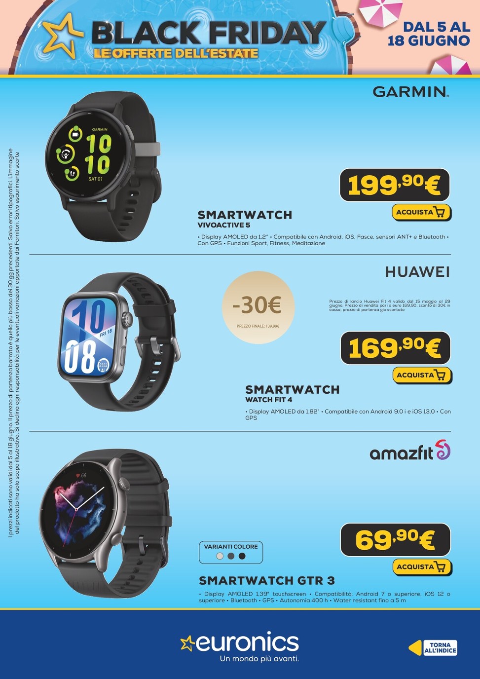 euronics - Volantino Euronics - Black Friday d'Estate valido dal 05/06 al 18/06 - page: 5 euronics - Volantino Euronics - Black Friday d'Estate valido dal 05/06 al 18/06 - page: 5