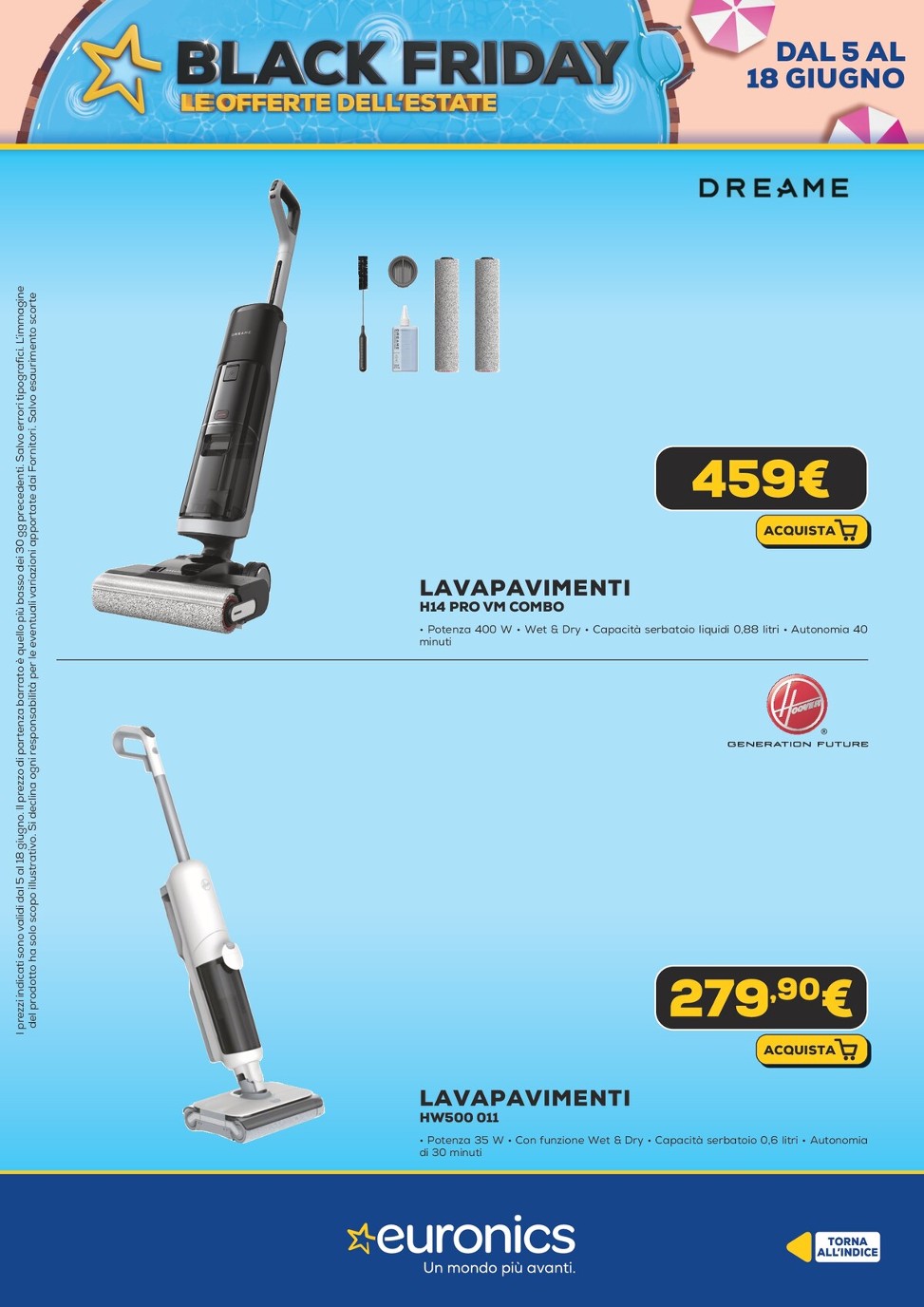 euronics - Volantino Euronics - Black Friday d'Estate valido dal 05/06 al 18/06 - page: 41 euronics - Volantino Euronics - Black Friday d'Estate valido dal 05/06 al 18/06 - page: 41