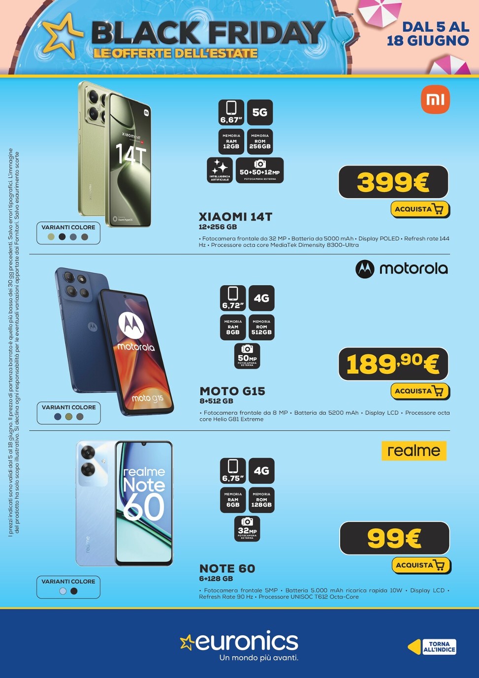 euronics - Volantino Euronics - Black Friday d'Estate valido dal 05/06 al 18/06 - page: 9 euronics - Volantino Euronics - Black Friday d'Estate valido dal 05/06 al 18/06 - page: 9