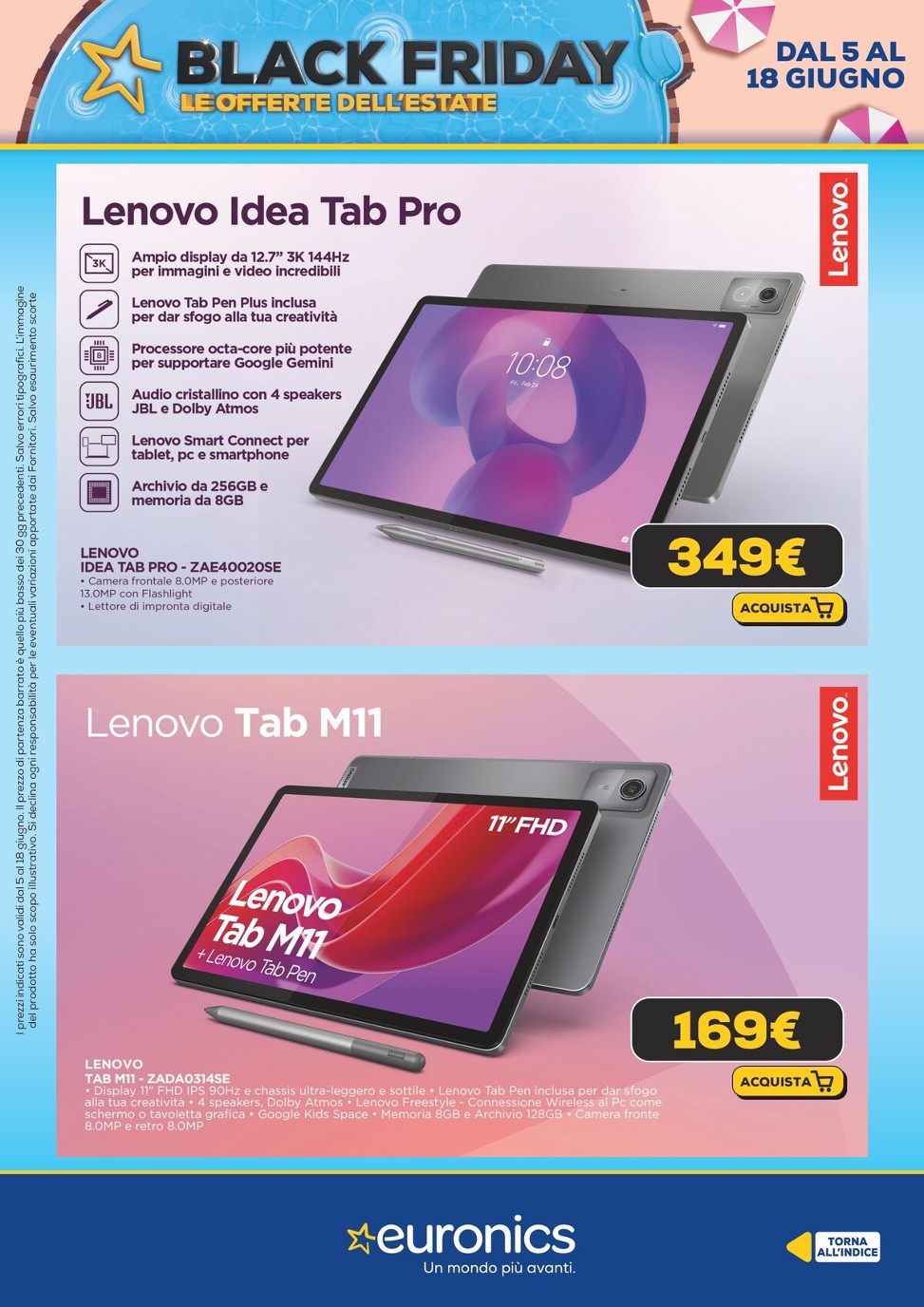 euronics - Volantino Euronics - Black Friday d'Estate valido dal 05/06 al 18/06 - page: 12 euronics - Volantino Euronics - Black Friday d'Estate valido dal 05/06 al 18/06 - page: 12