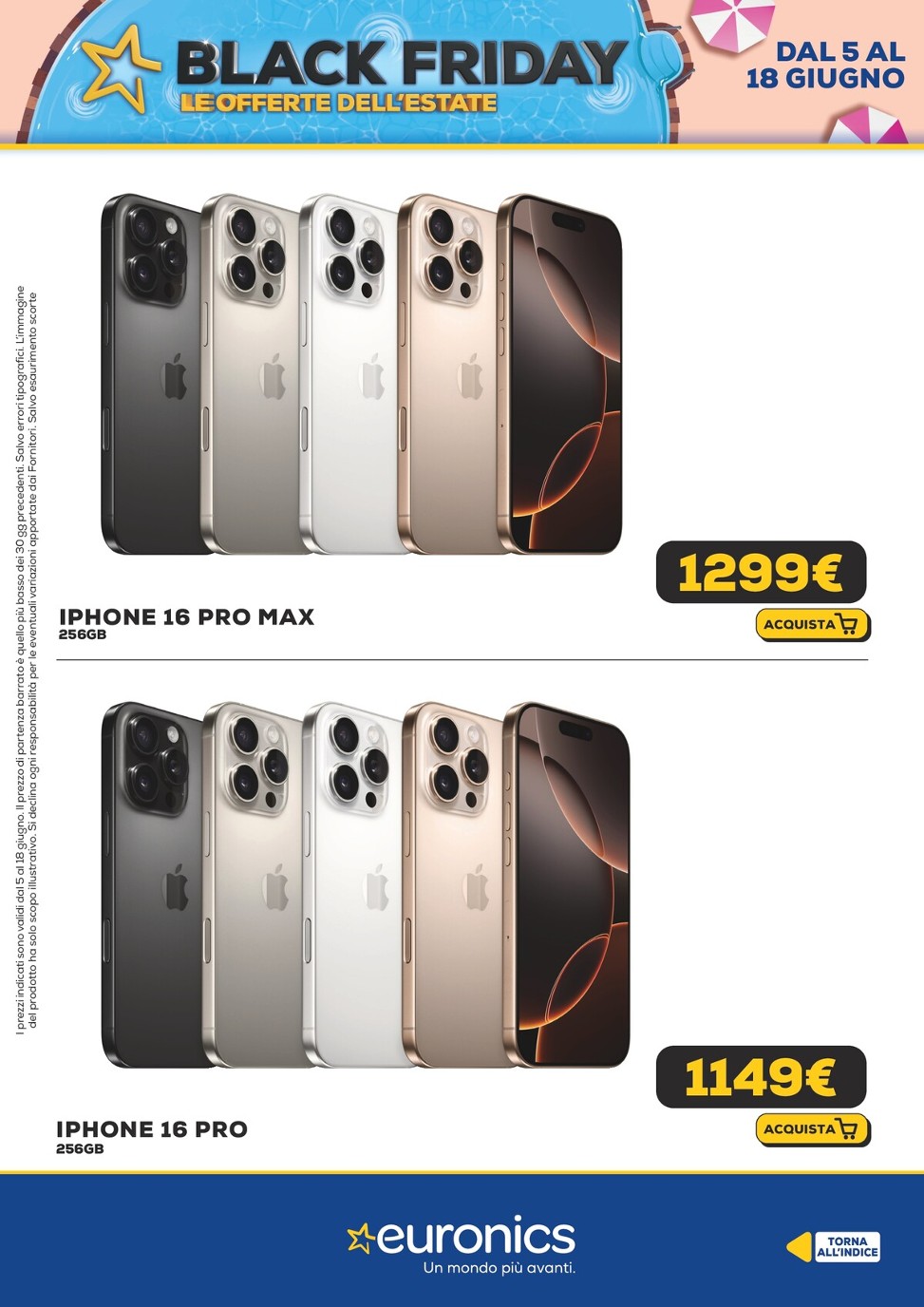 euronics - Volantino Euronics - Black Friday d'Estate valido dal 05/06 al 18/06 - page: 3 euronics - Volantino Euronics - Black Friday d'Estate valido dal 05/06 al 18/06 - page: 3