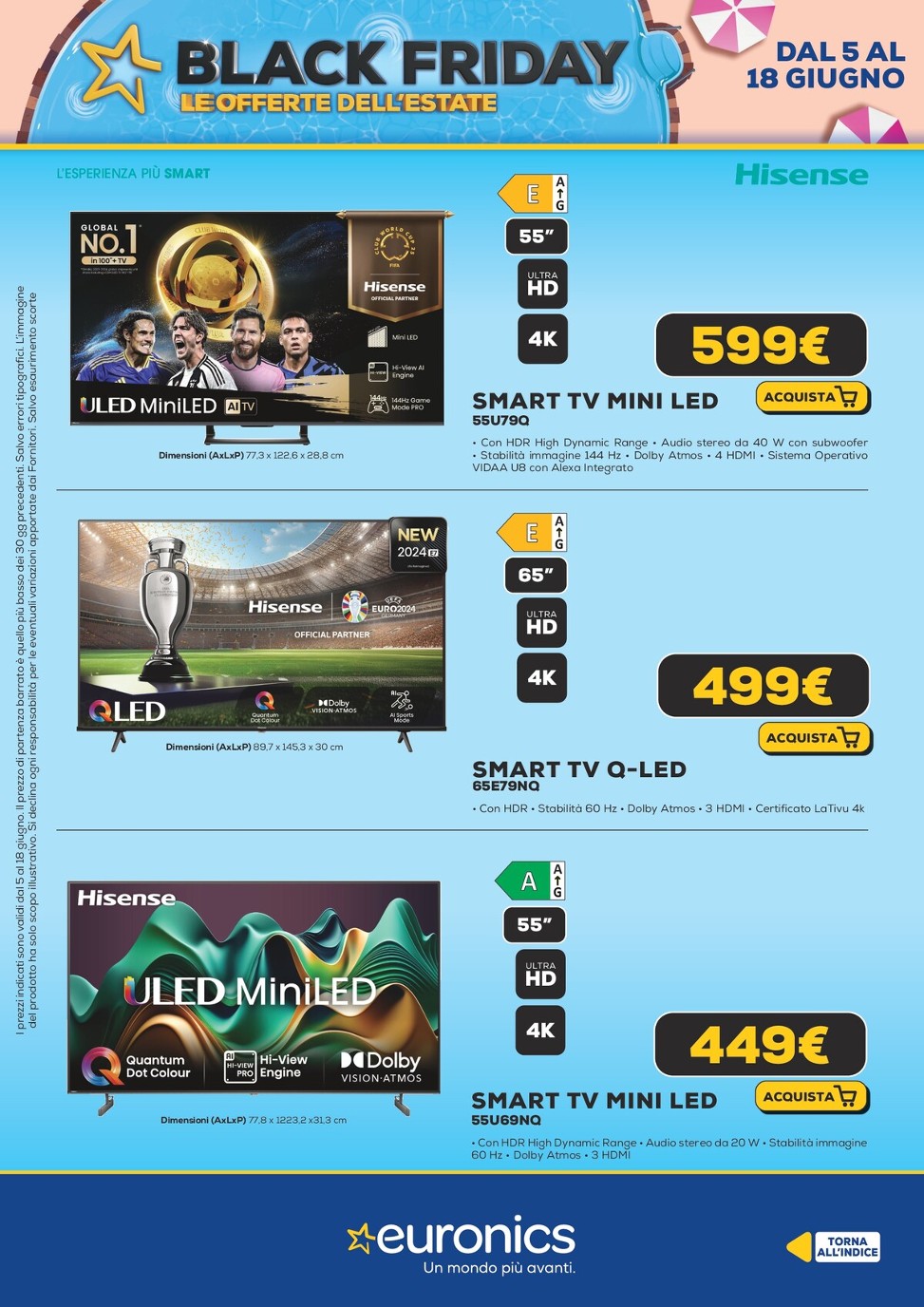euronics - Volantino Euronics - Black Friday d'Estate valido dal 05/06 al 18/06 - page: 21 euronics - Volantino Euronics - Black Friday d'Estate valido dal 05/06 al 18/06 - page: 21