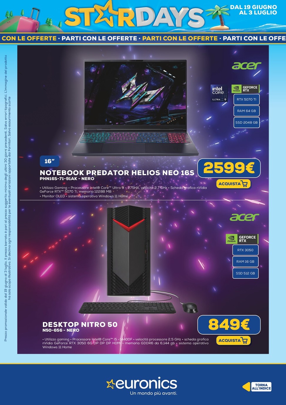 euronics - Volantino Euronics valido dal 19/06 al 03/07 - page: 16 euronics - Volantino Euronics valido dal 19/06 al 03/07 - page: 16