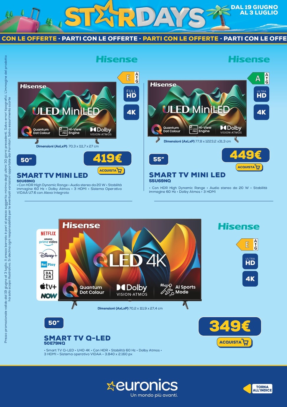 euronics - Volantino Euronics valido dal 19/06 al 03/07 - page: 8 euronics - Volantino Euronics valido dal 19/06 al 03/07 - page: 8