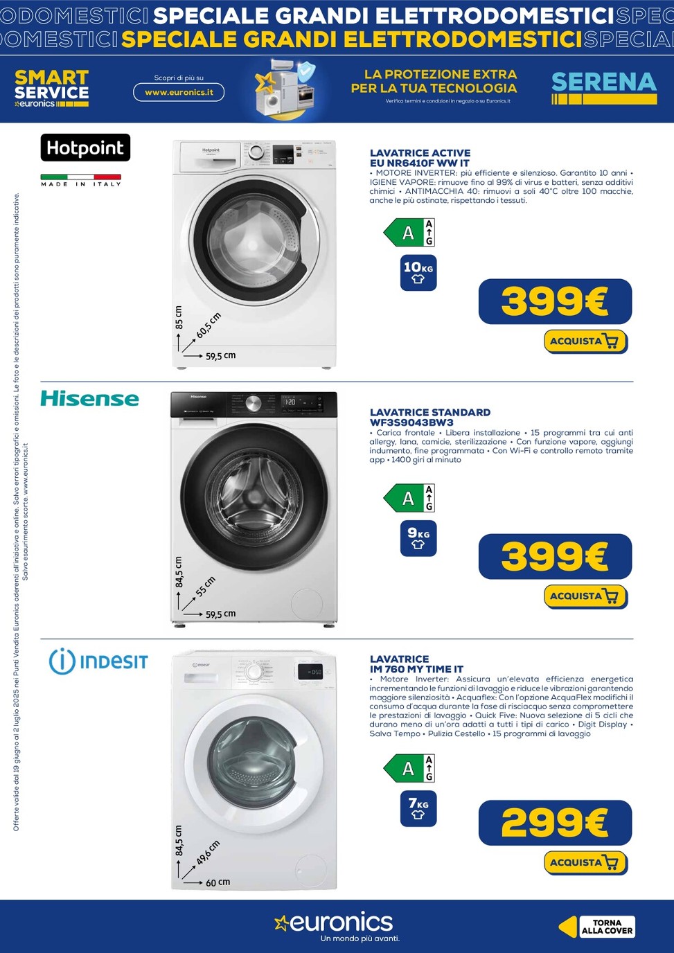 euronics - Volantino Euronics - Speciale Grandi Elettrodomestici valido dal 19/06 al 02/07 - page: 10
