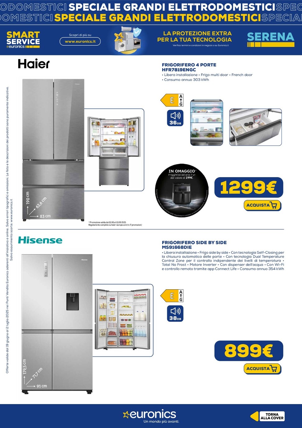 euronics - Volantino Euronics - Speciale Grandi Elettrodomestici valido dal 19/06 al 02/07 - page: 14