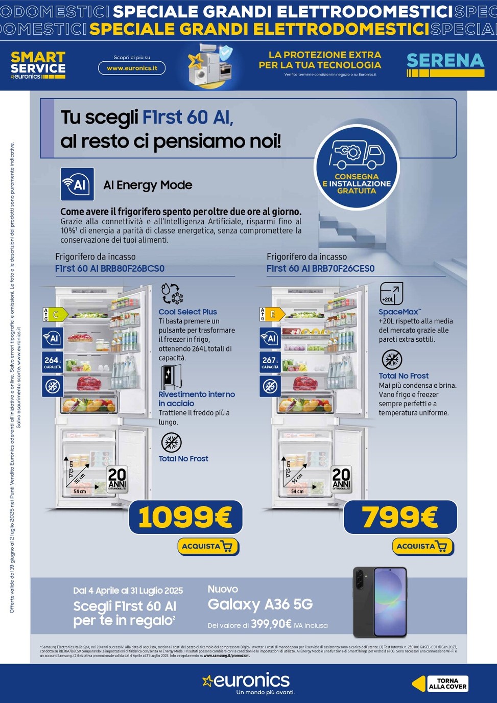euronics - Volantino Euronics - Speciale Grandi Elettrodomestici valido dal 19/06 al 02/07 - page: 6