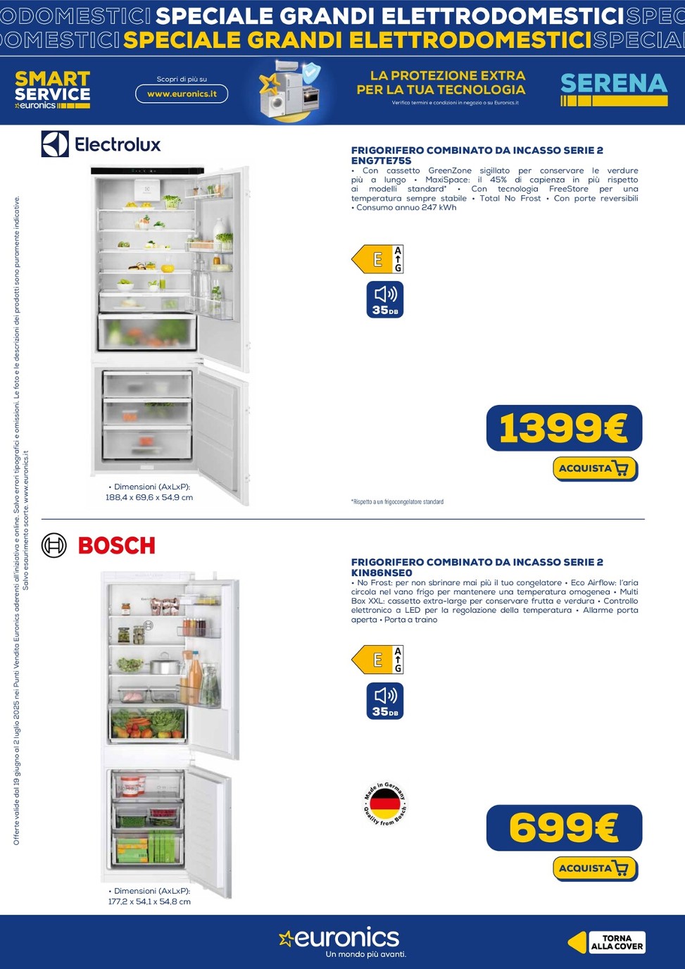 euronics - Volantino Euronics - Speciale Grandi Elettrodomestici valido dal 19/06 al 02/07 - page: 7