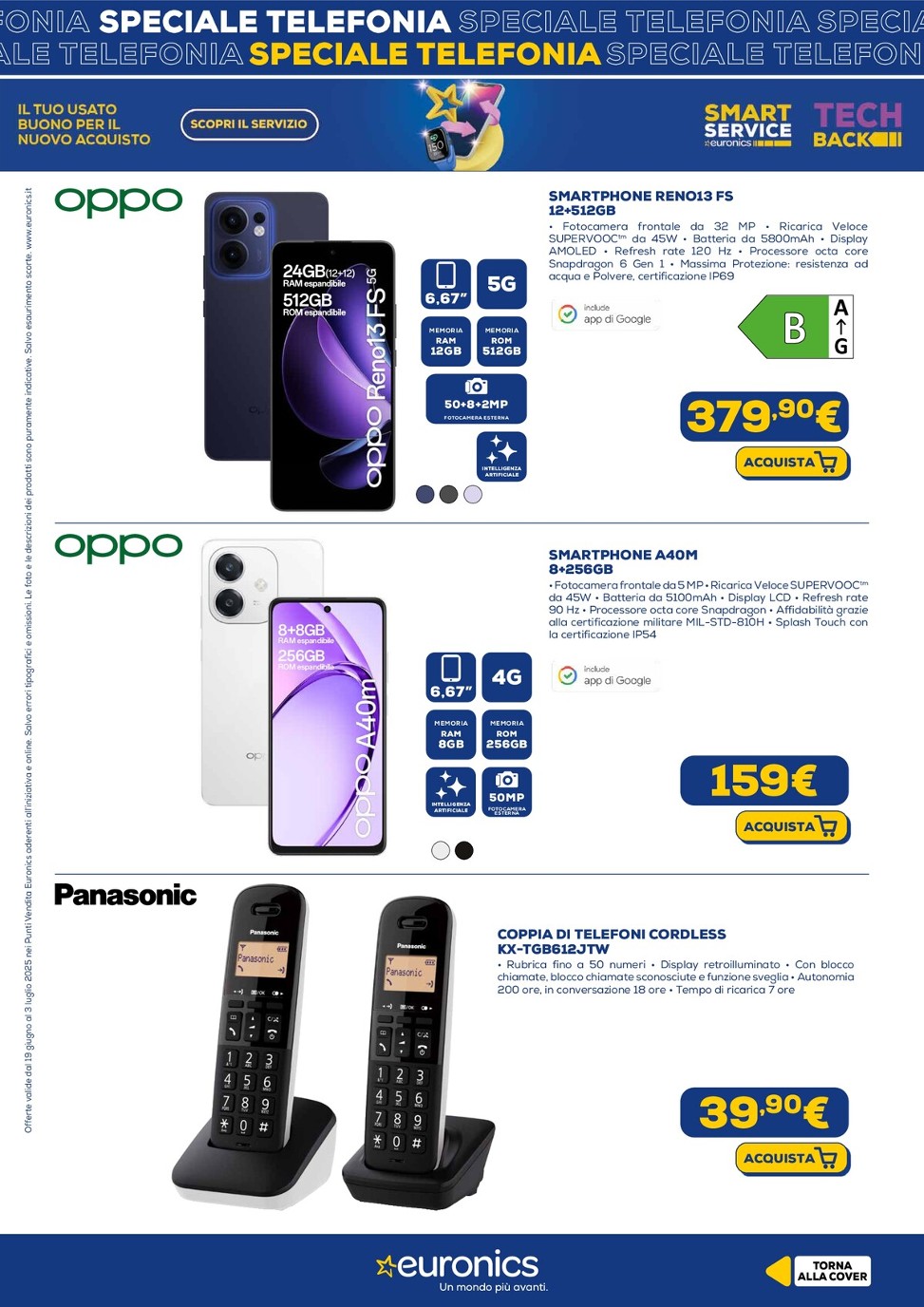 euronics - Volantino Euronics - Speciale Telefonia valido dal 19/06 al 03/07 - page: 6