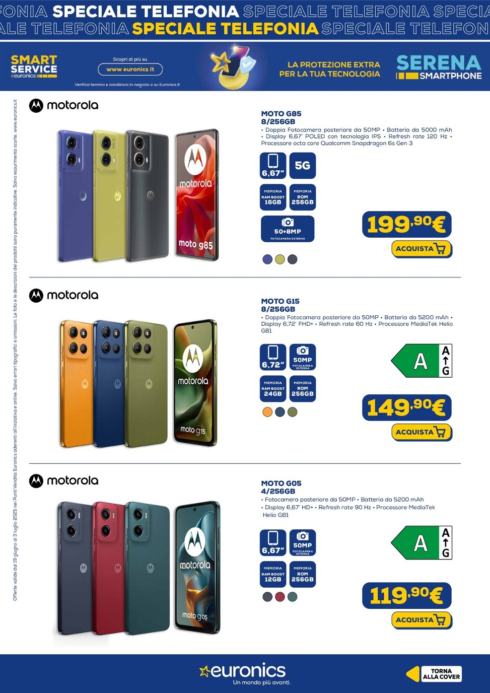 euronics - Volantino Euronics - Speciale Telefonia valido dal 19/06 al 03/07 - page: 13