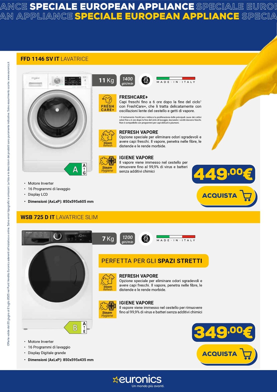 euronics - Volantino Euronics - Speciale European Appliance valido dal 20/06 al 02/07 - page: 3