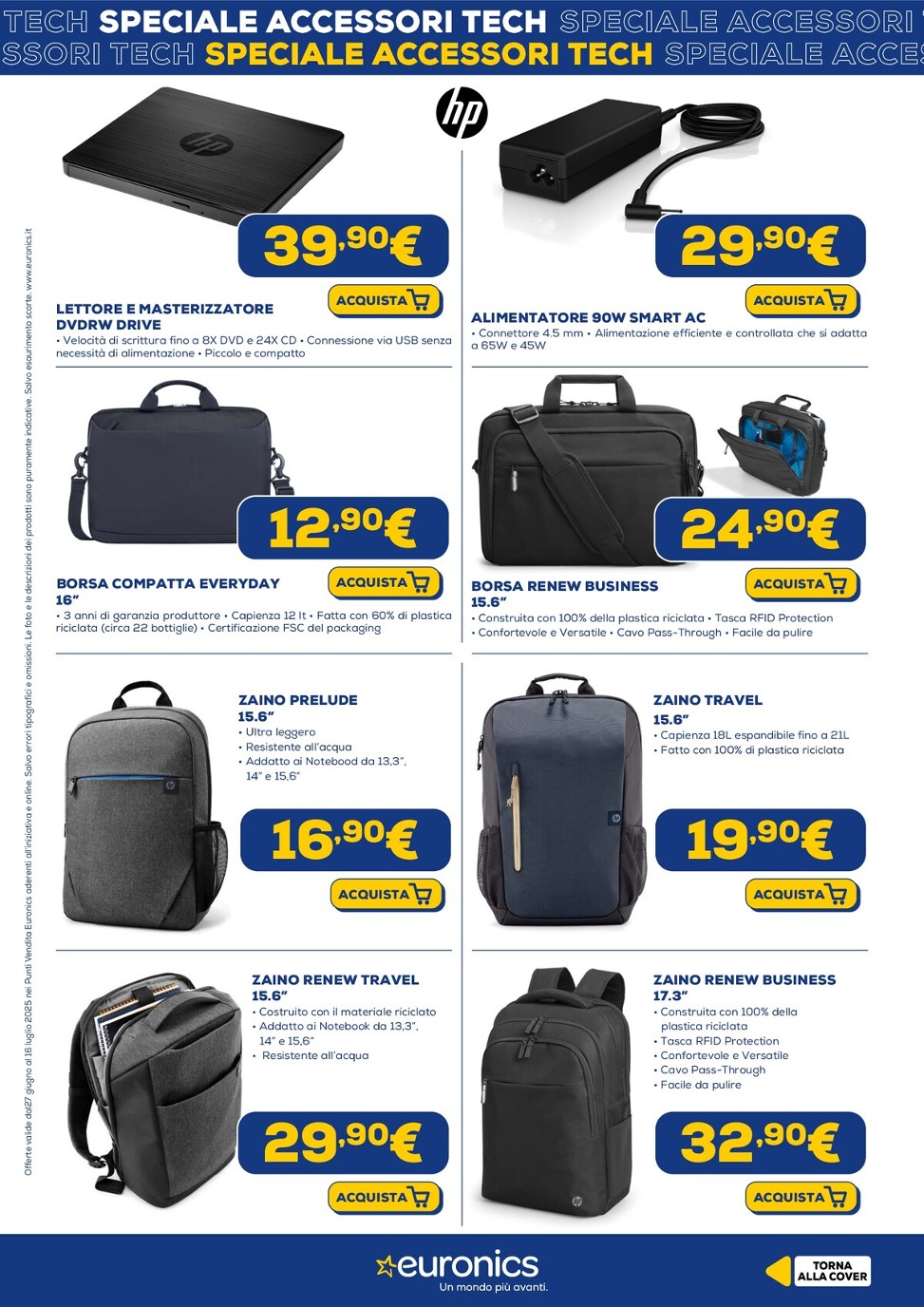 euronics - Volantino Euronics - Speciale Accessori Tech valido dal 27/06 al 16/07 - page: 4